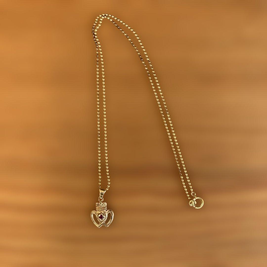 agete k10ネックレス　変色あり