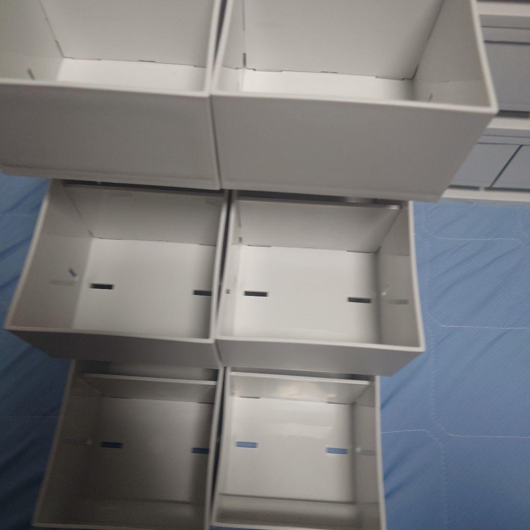 無印　ポリプロピレン　引出式　ケース　浅型　6個セット