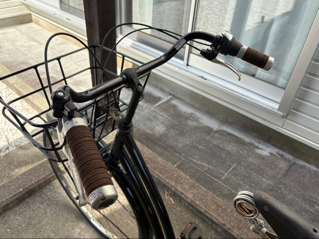 【限定車ウェッジロック】黒 シティサイクル　引き取り限定