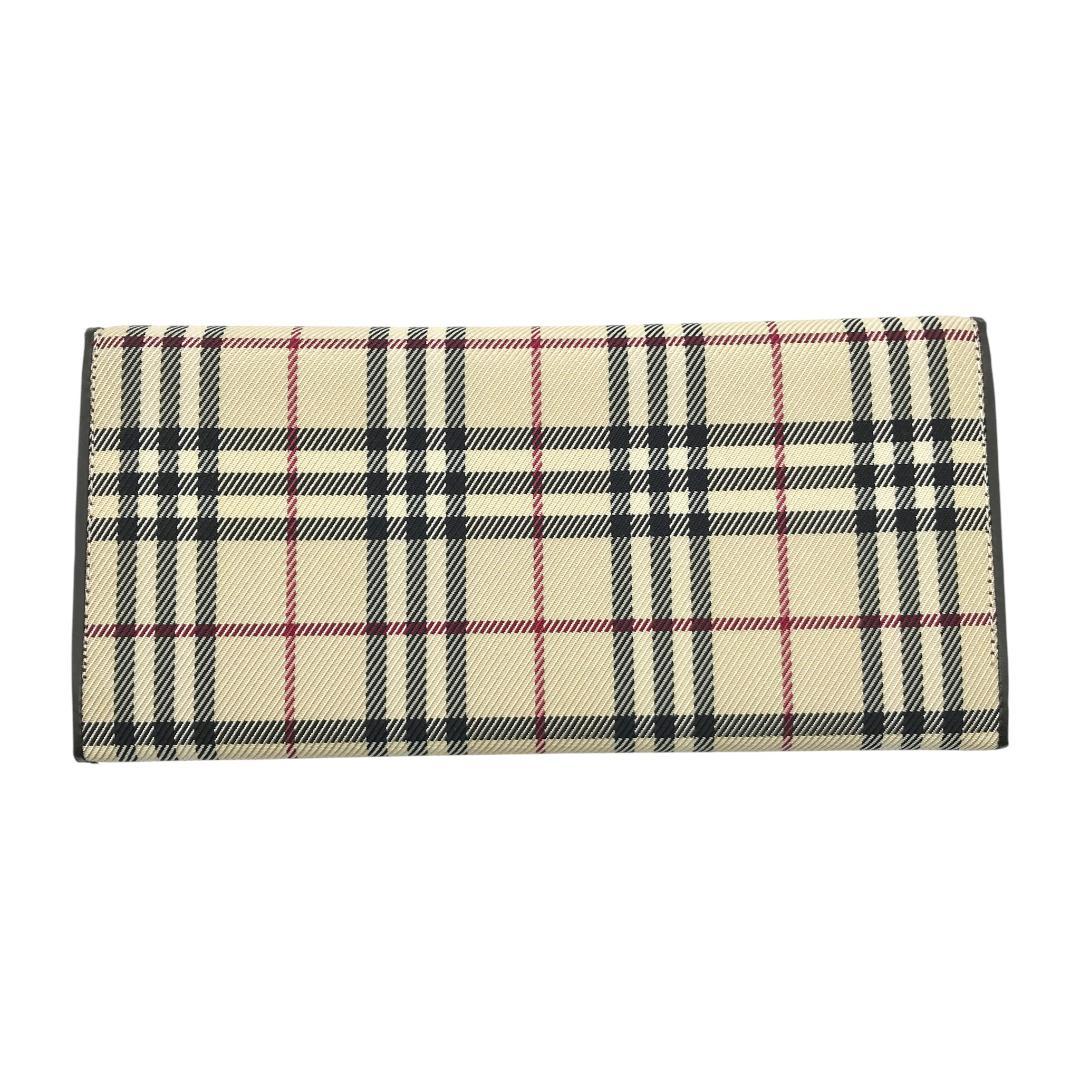 【未使用品】BURBERRY バーバリー ノバチェック 二つ折り 長財布