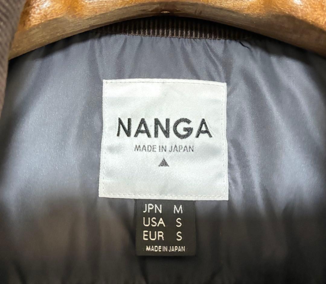 定価約6万 美品 NANGA別注 オーロラテックス ライディングダウン カーキ