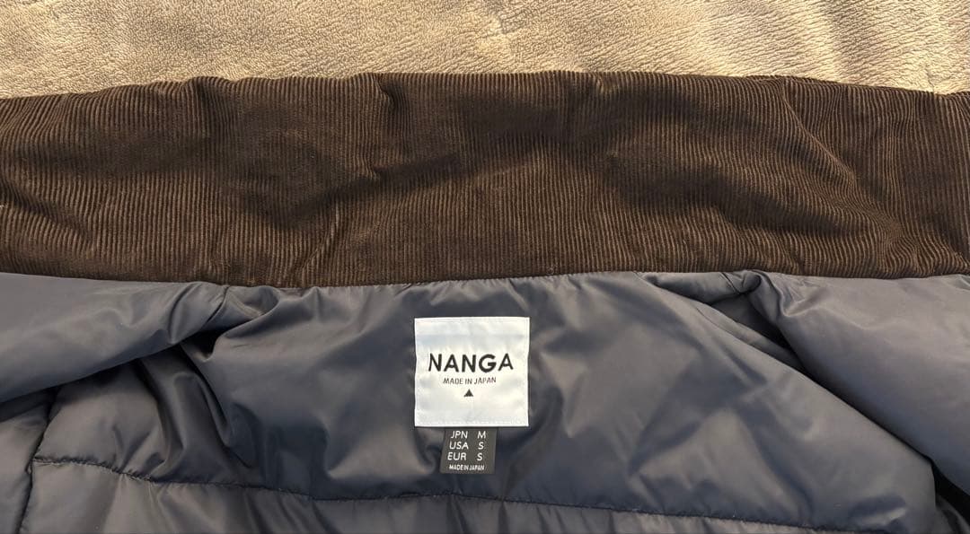 定価約6万 美品 NANGA別注 オーロラテックス ライディングダウン カーキ