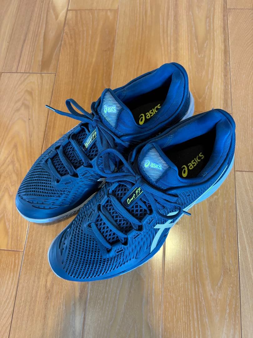 週末値下美中古テニスシューズ ASICS COURT FF 3 ＯＣ26.5cm