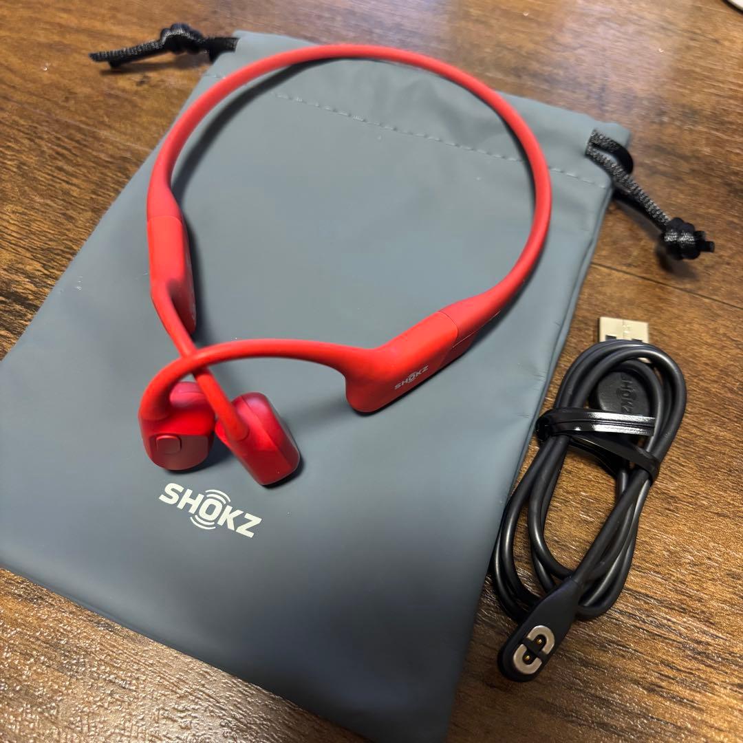 SHOKZ OPEN RUN レッド 赤
