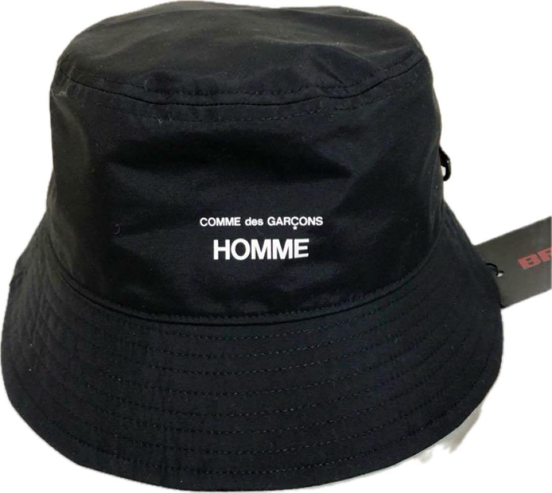 25SSコムデギャルソンオム×BRIEFING バケットハット 黒 新品未使用