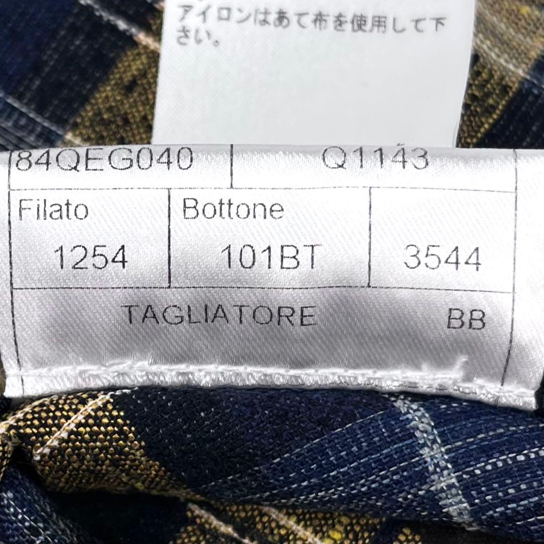 極希少 TAGLIATORE G-SAHARA タータンチェック ブレザー 48