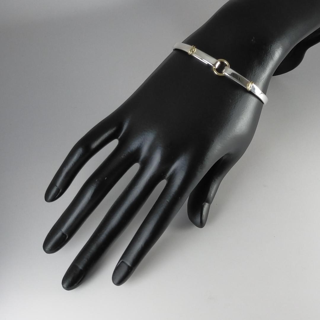 ★SALE★【ティファニー】フック　サークル　コンビ　バングル　2420