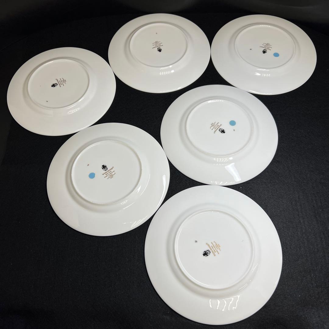 ウェッジウッド最高級シリーズ　コロンビアパウダールビー　デザートプレート6枚