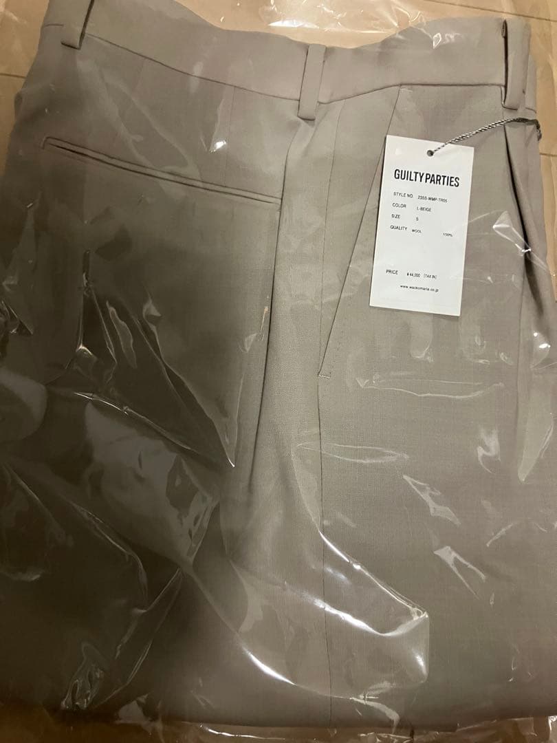 パンツ WACKOMARIA PLEATED TROUSERS -TYPE 2