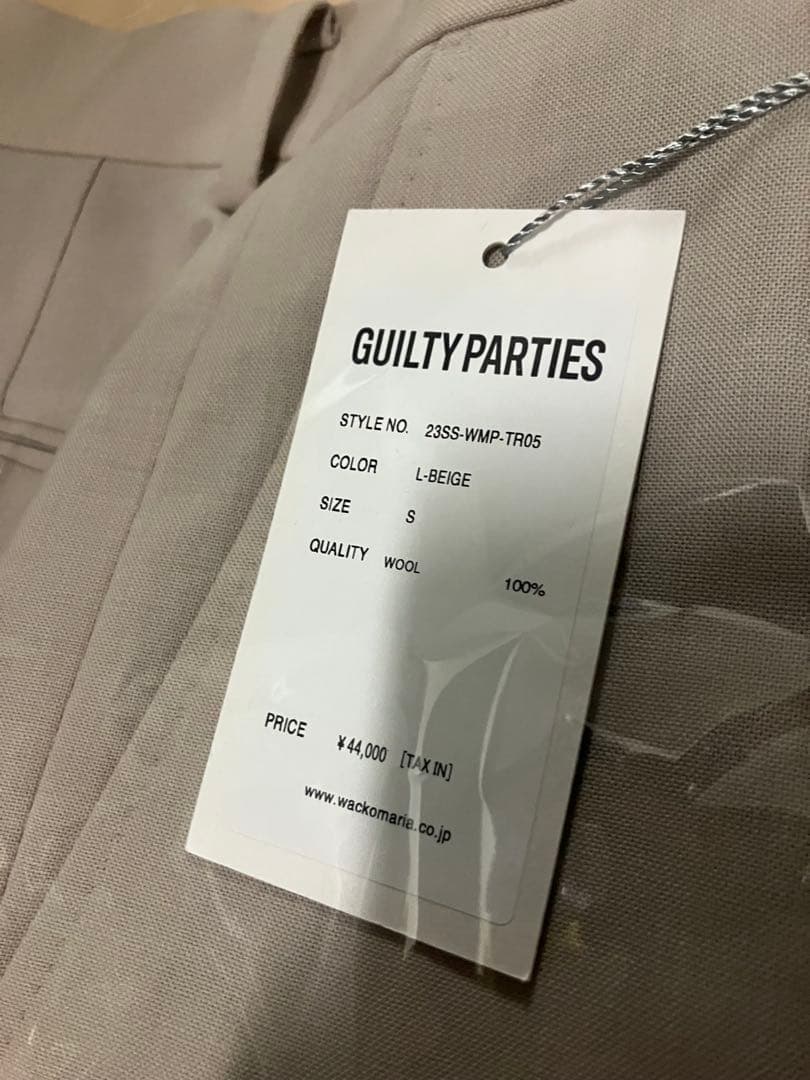 パンツ WACKOMARIA PLEATED TROUSERS -TYPE 2