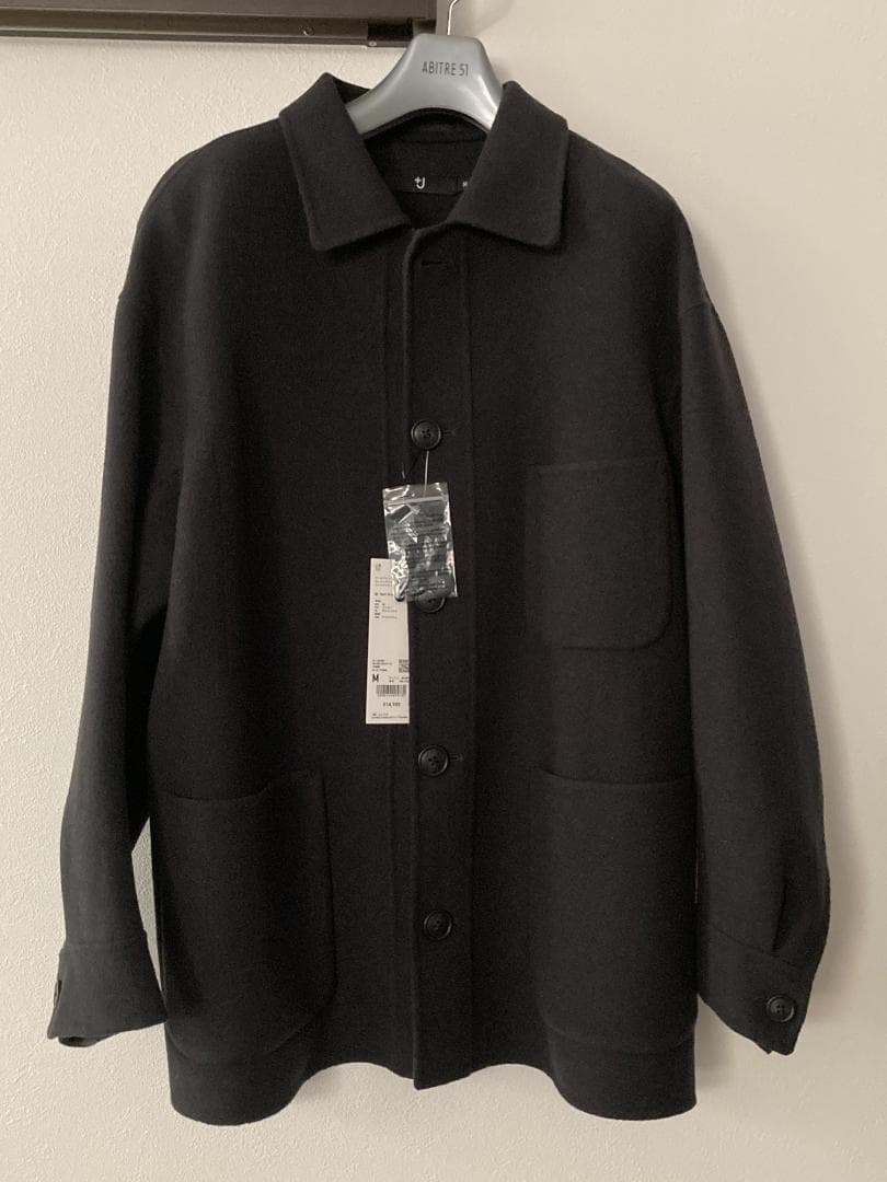 新品タグ付　ジルサンダーコラボ　ユニクロ＋J オーバーサイズシャツジャケット　M