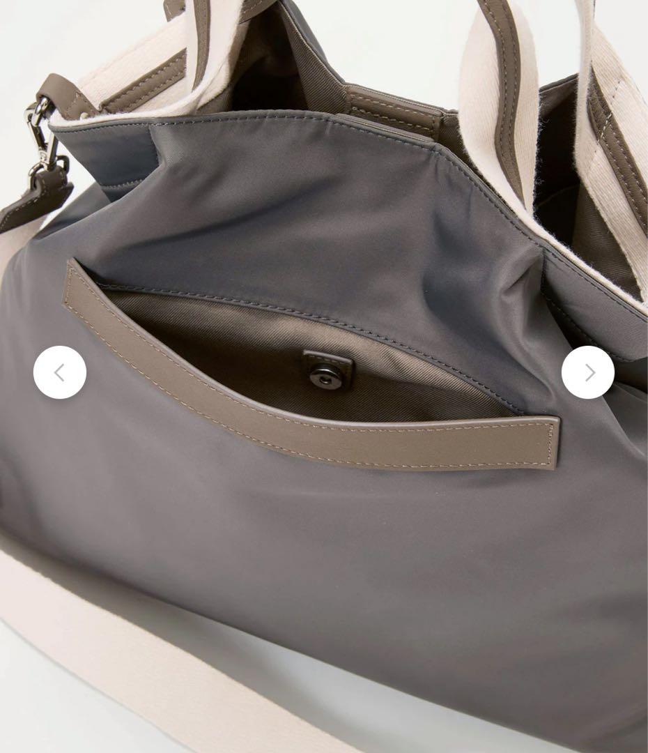 新品未使用！トプカピ　ストライプハンドル ナイロン 2way トートバッグ