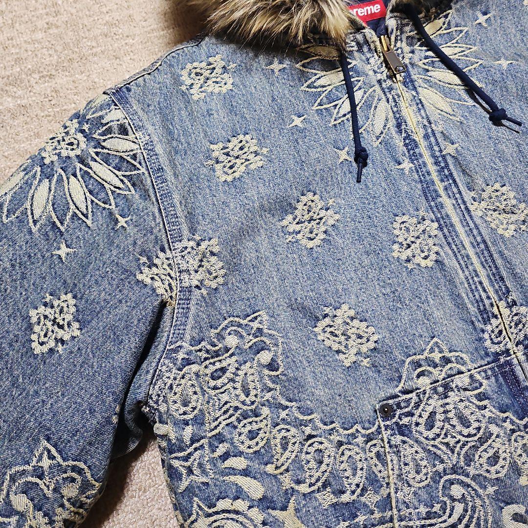 新品同様！試着のみ Supreme シュプリーム バンダナ ワークジャケット M