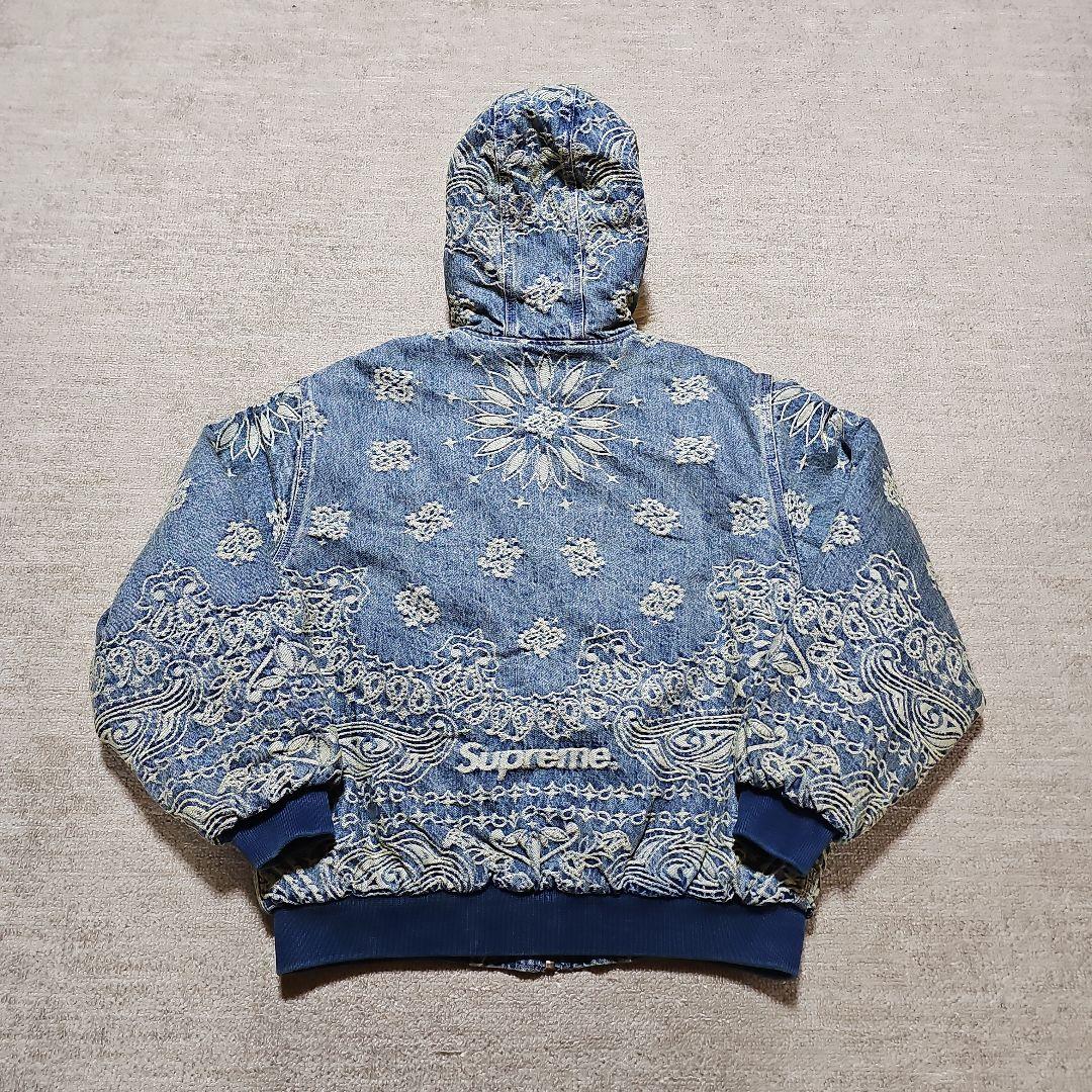 新品同様！試着のみ Supreme シュプリーム バンダナ ワークジャケット M