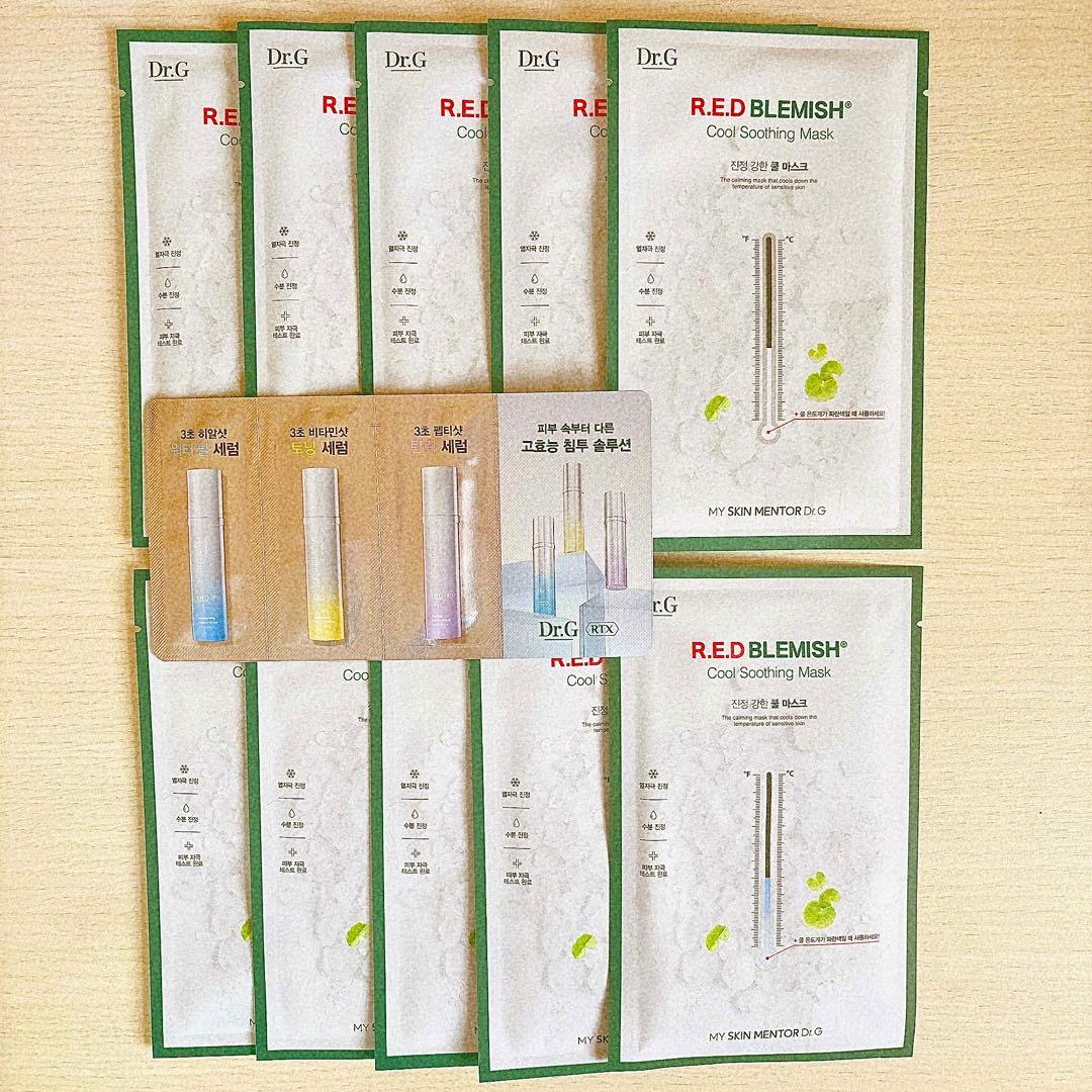 Dr.G　レッドブレミッシュクールスージングマスク　90枚　ドクタージー　パック