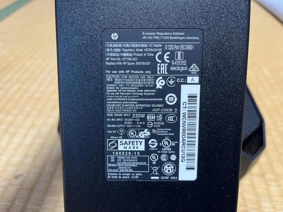 ミニPC HP Z2Mini G4 /Xeon E-2104G/24GB/SSD256GB