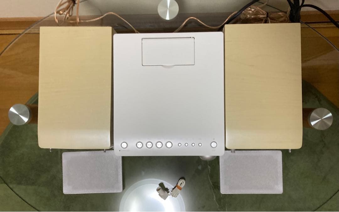 【美品】人気・JVC CA-EXS3 ウッドコーン/リモコン