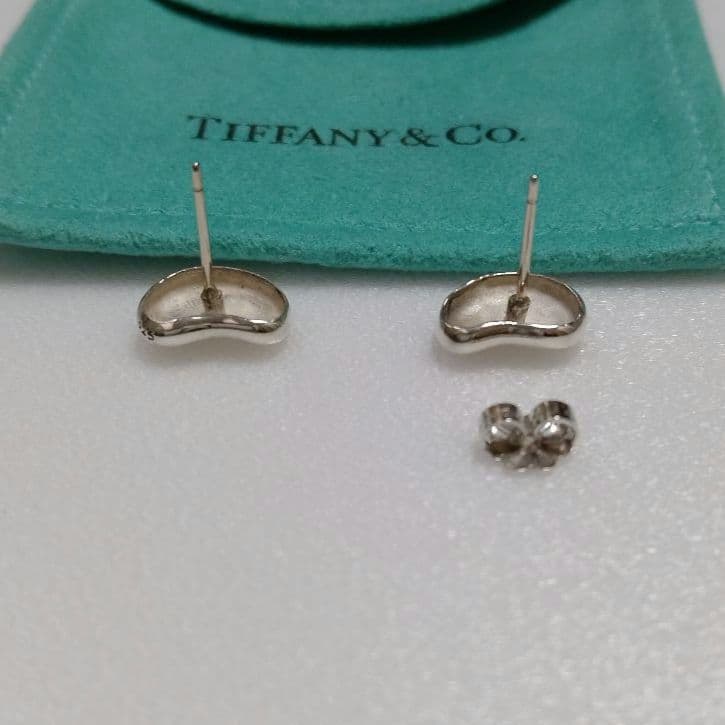TIFFANY ティファニー ビーン ピアス シルバー