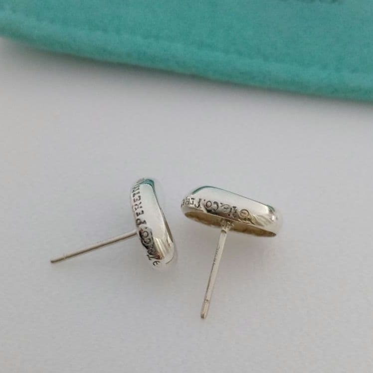 TIFFANY ティファニー ビーン ピアス シルバー