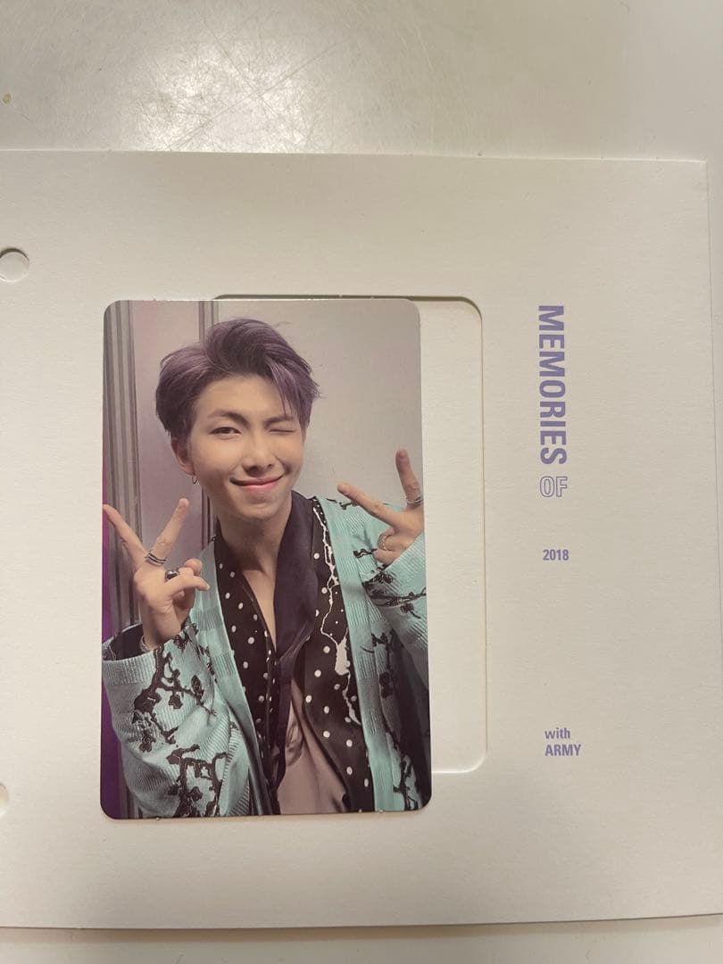 BTS 2018 Memories メモリーズ ナム RMトレカ