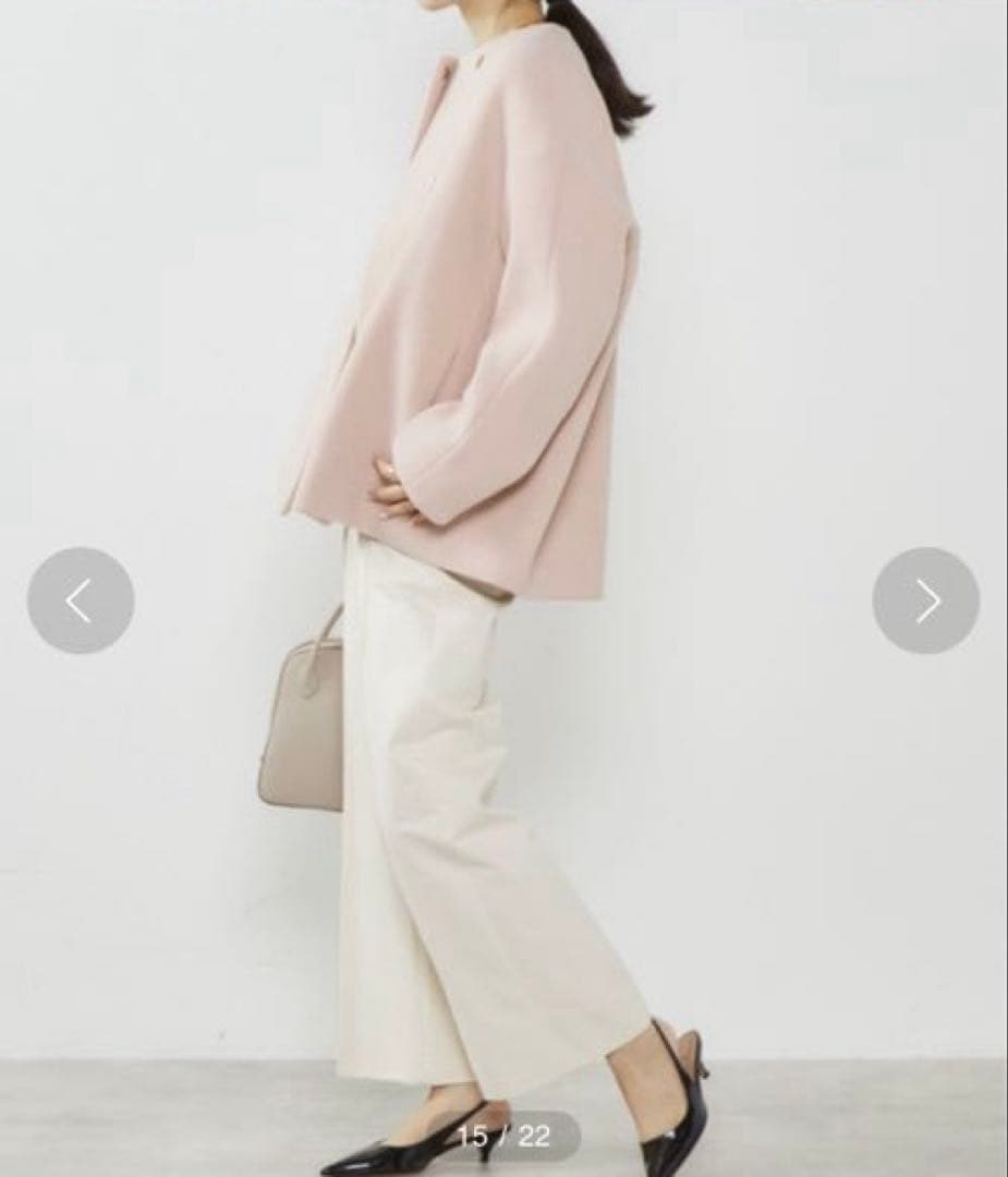 martiniqueマルティニーク メルトンショートコート ピンク