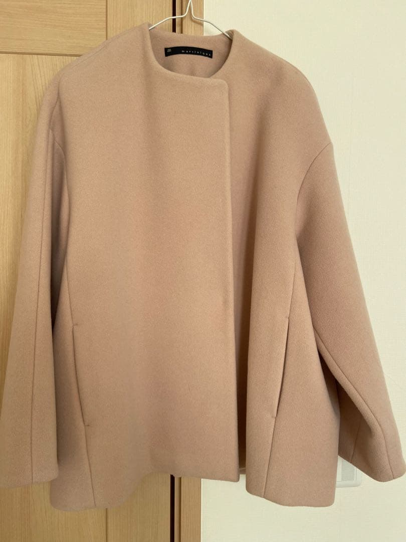 martiniqueマルティニーク メルトンショートコート ピンク