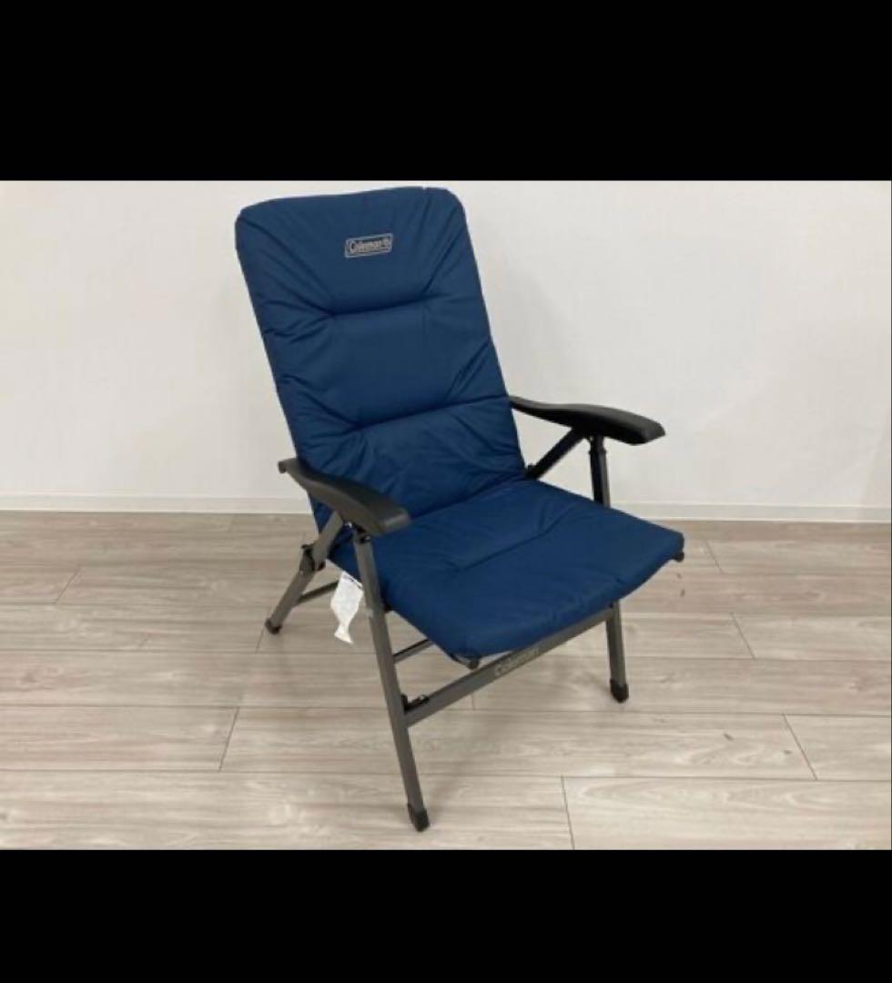 Colemanパイオニアリクライナー(グレー&ブルー) 収納ケース付き