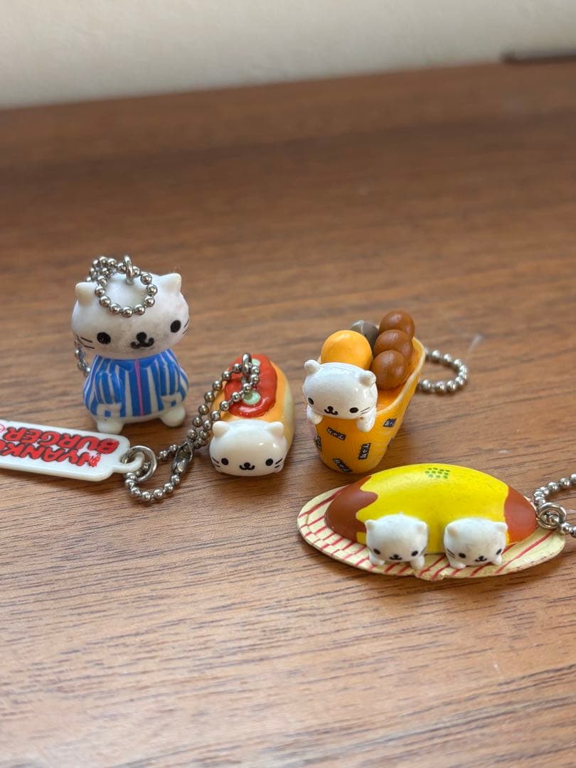 2000年代当時物 にゃんにゃんにゃんこ ローソン限定マスコット4個セット激レア