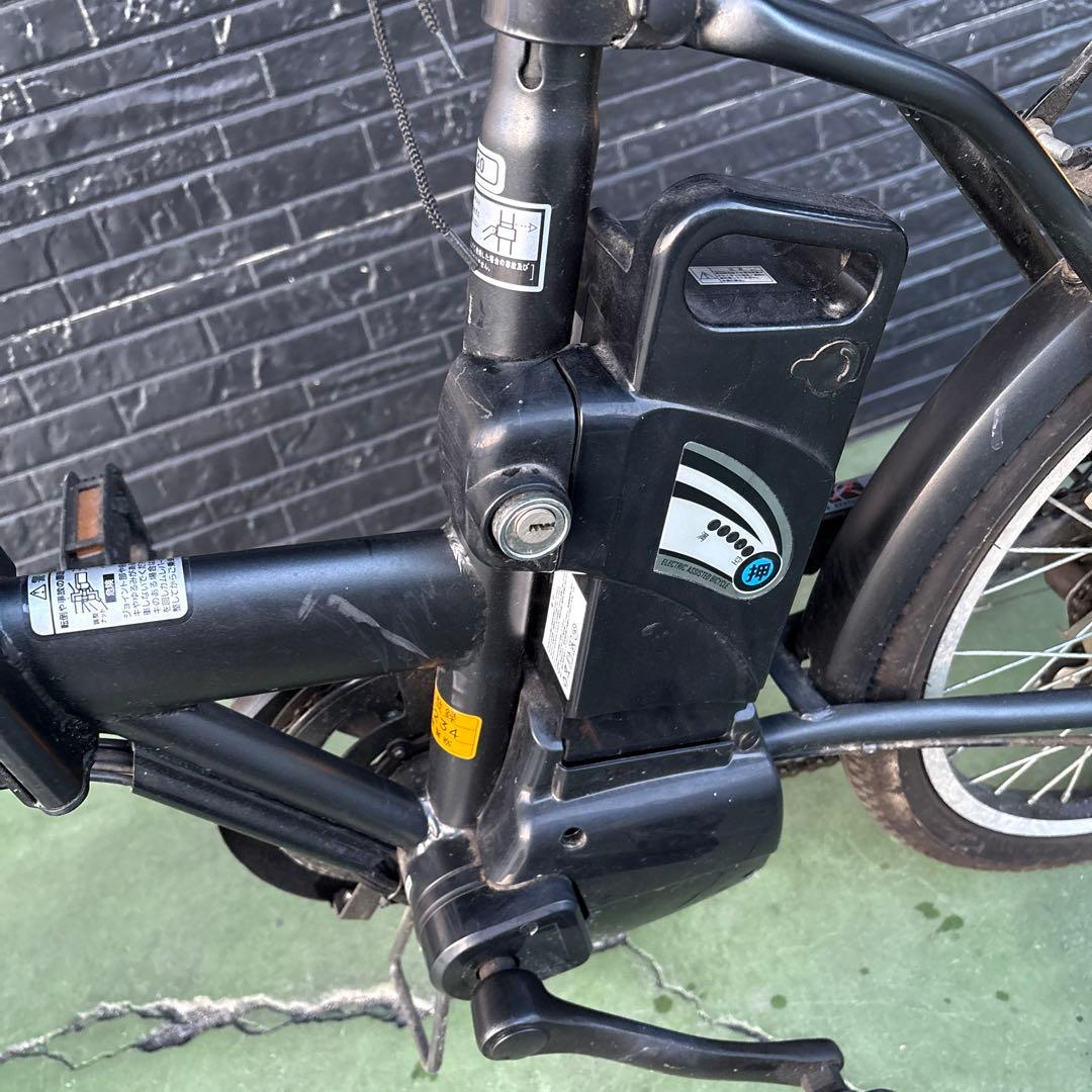 【PELTECH】TDN-208L ブルー×ブラック 電動アシスト折り畳み自転車