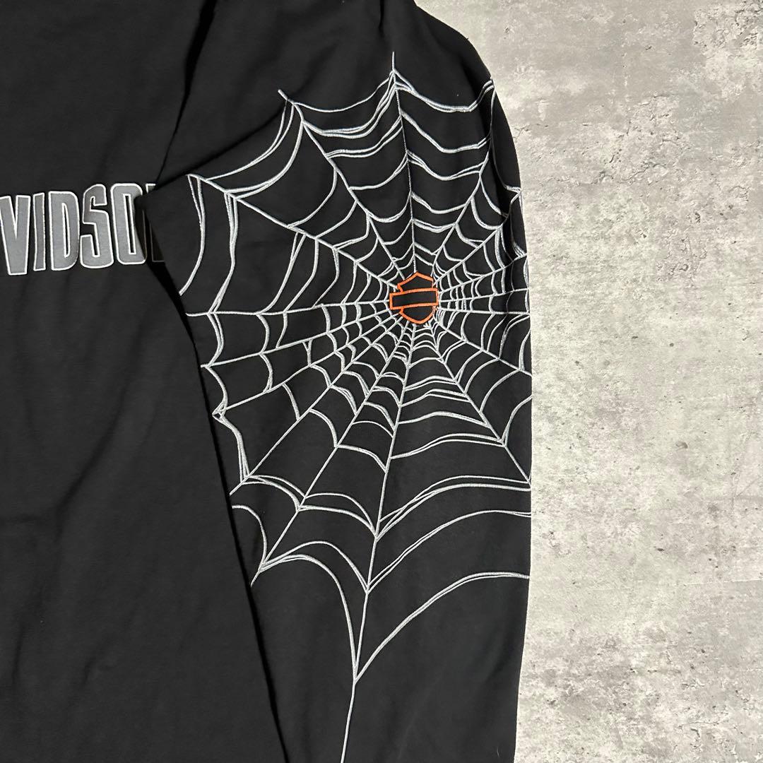 Travis 着用 Harley-Davidson スパイダーウェブ Tシャツ