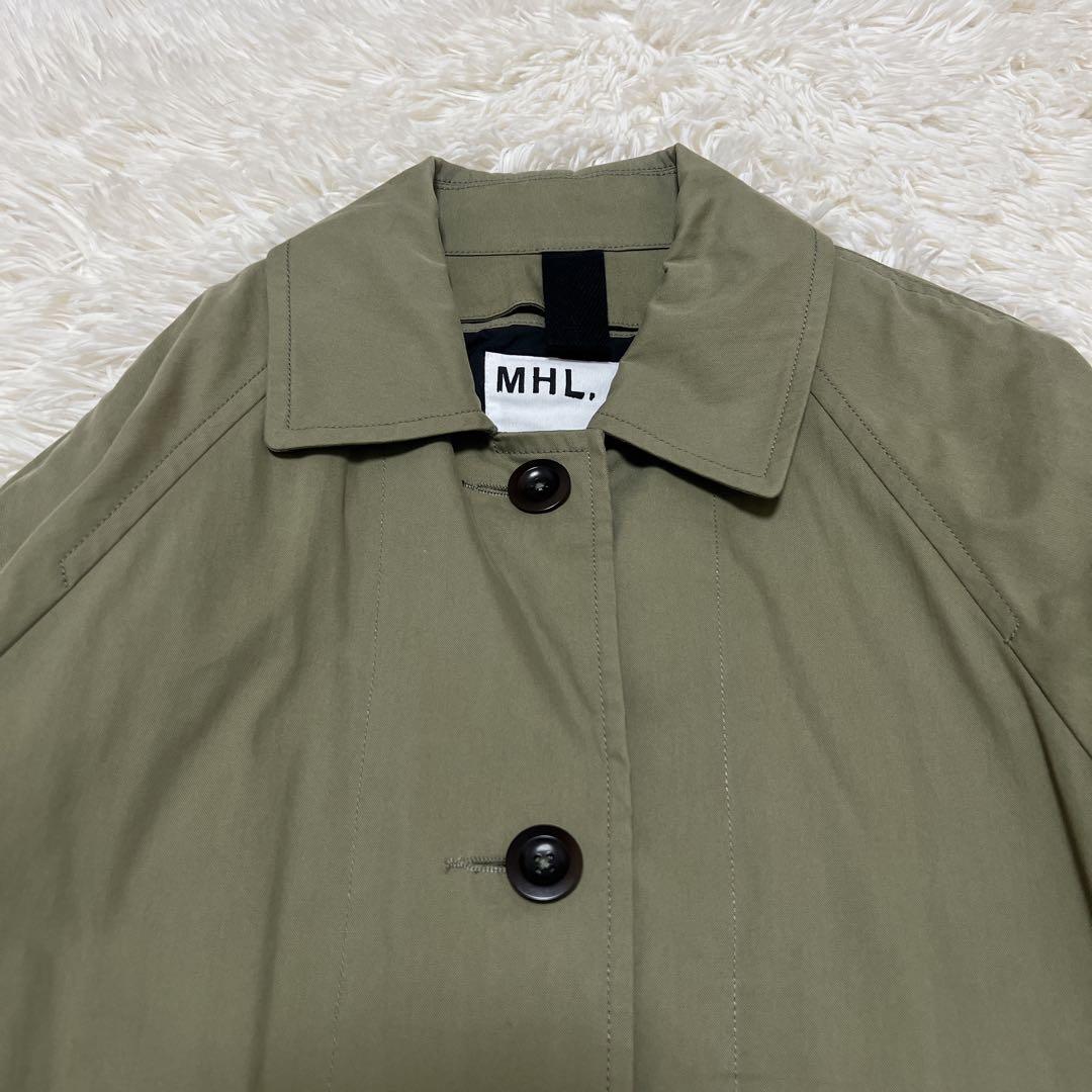 【24AW】MHL. WORN COTTON NYLON コート　ライナー付き