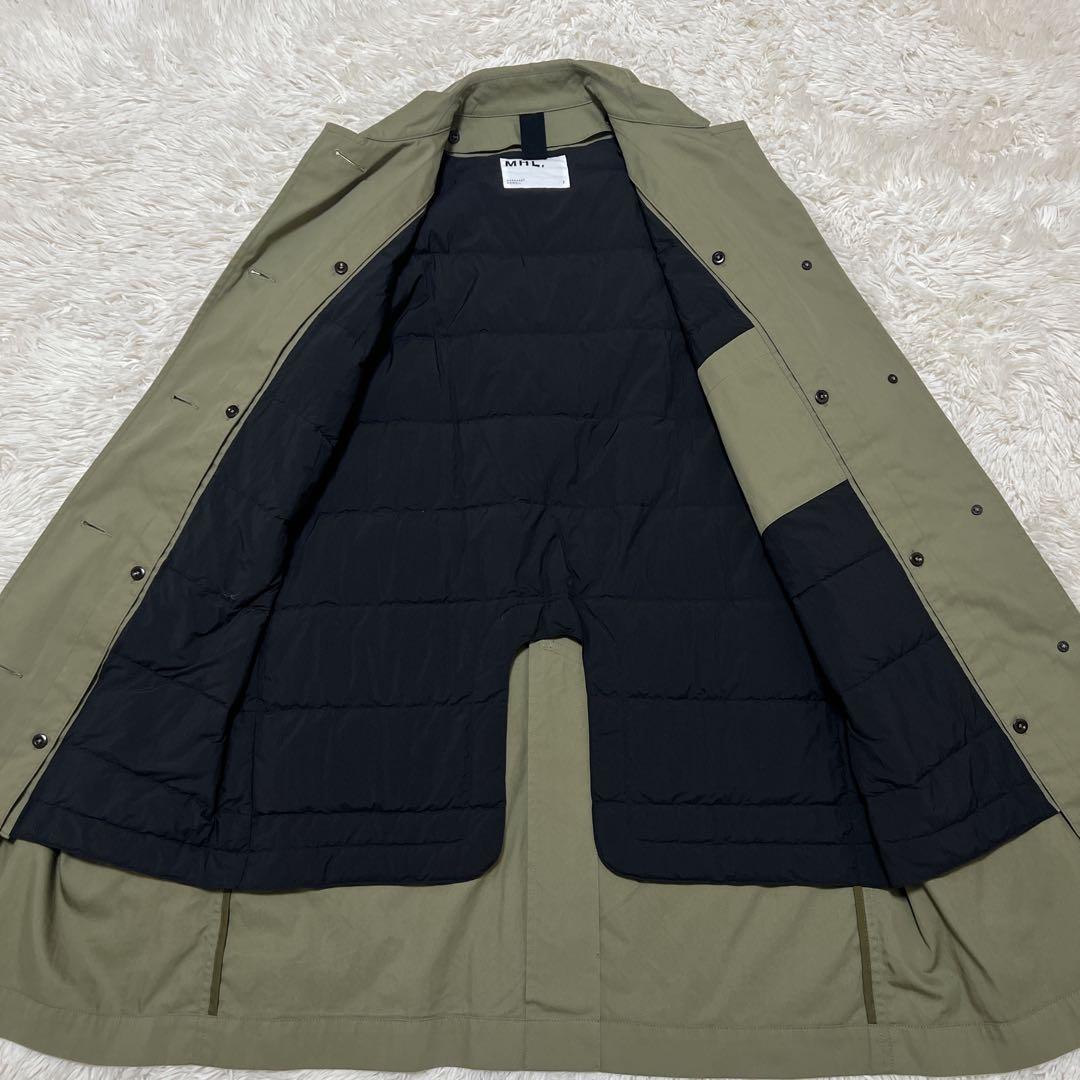 【24AW】MHL. WORN COTTON NYLON コート　ライナー付き