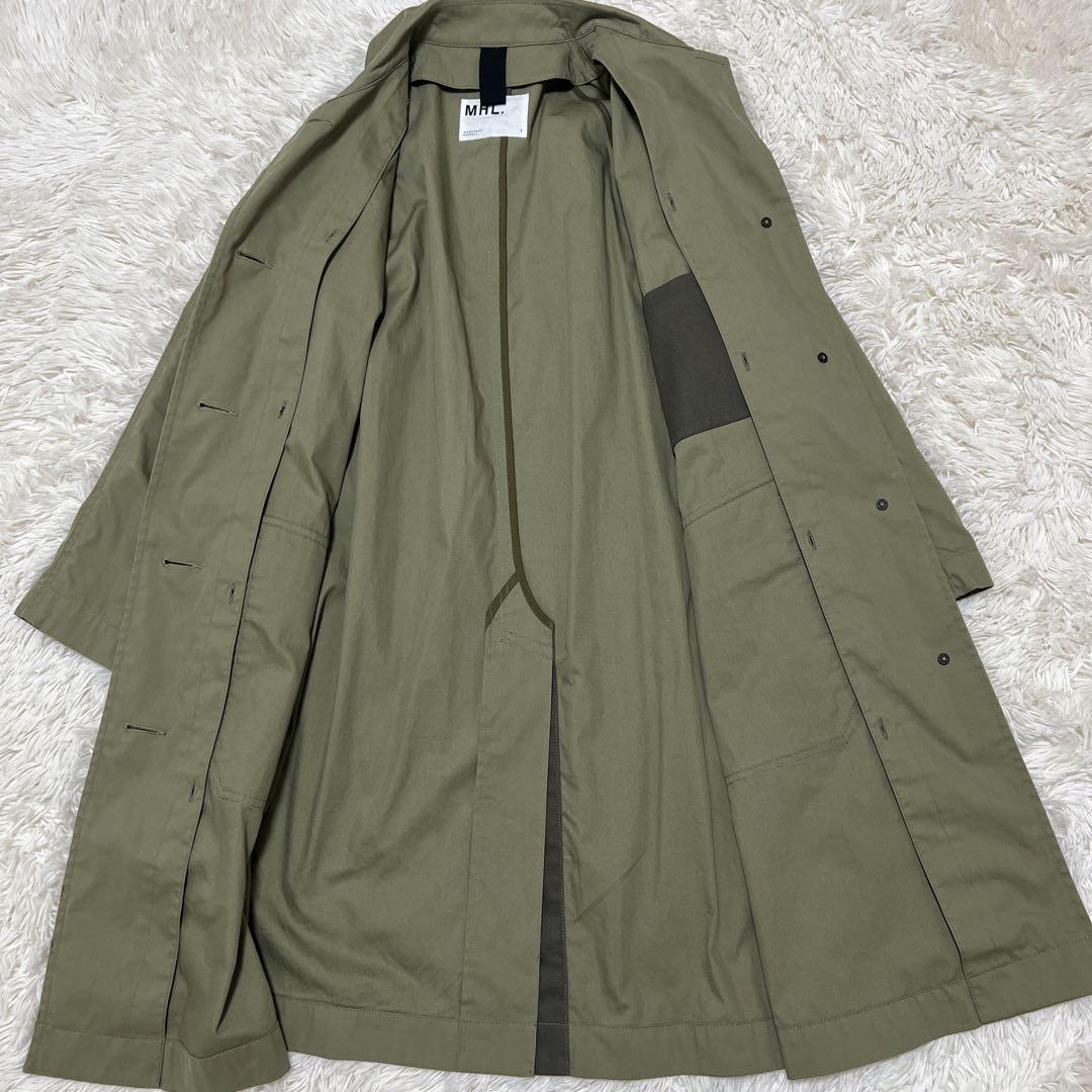 【24AW】MHL. WORN COTTON NYLON コート　ライナー付き