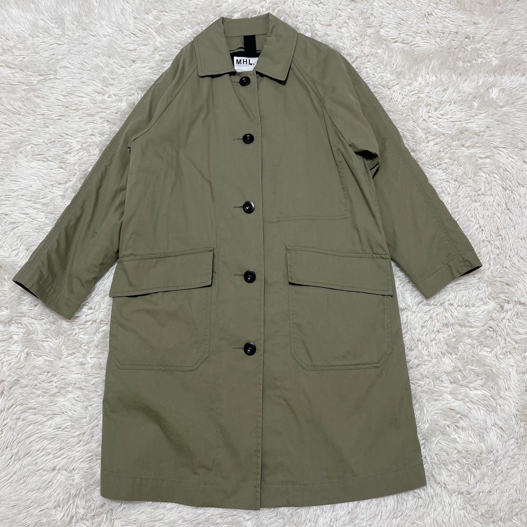【24AW】MHL. WORN COTTON NYLON コート　ライナー付き