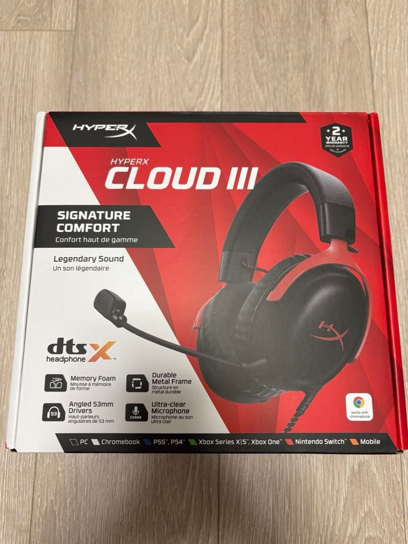 HyperX Cloud lllハイパーエックスクラウド3 ヘッドセット