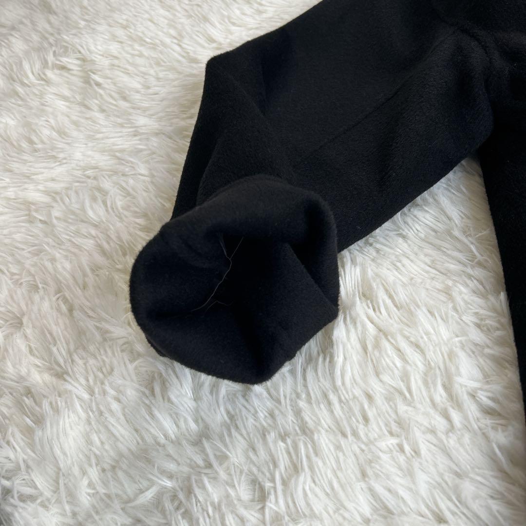 ✨美品✨フレームワーク ハミルトンリバークルーネックコート ブラック 38