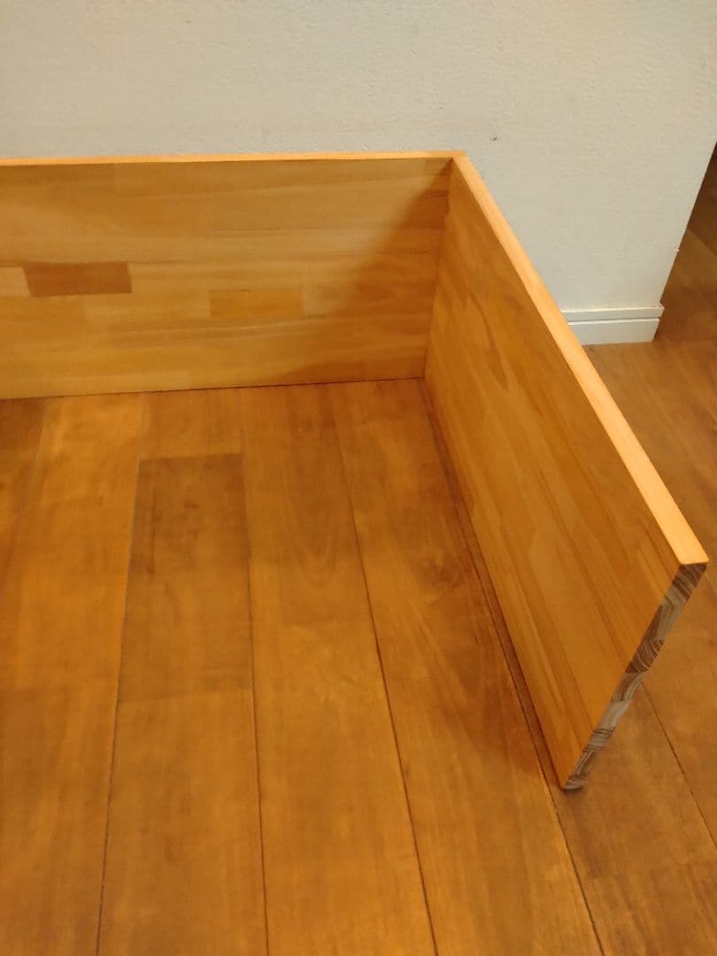 木製　ハンドメイド　オーダー　コの字　サイドテーブル　テレビ台　水槽台