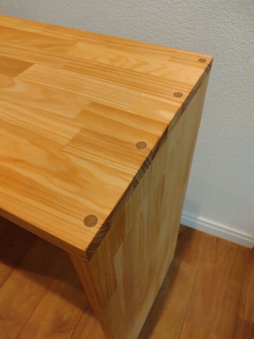 木製　ハンドメイド　オーダー　コの字　サイドテーブル　テレビ台　水槽台