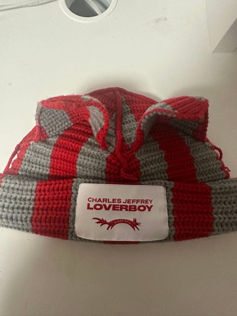 CHARLES JEFFREY LOVERBOY ストライプ ニット帽