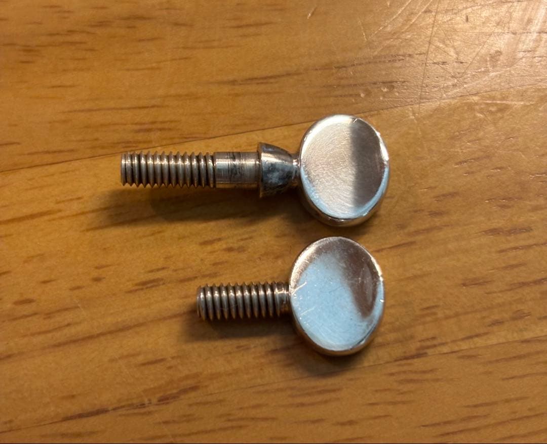 WOODSTONE 純銀ネックスクリュー & ライヤースクリュー（2本セット）