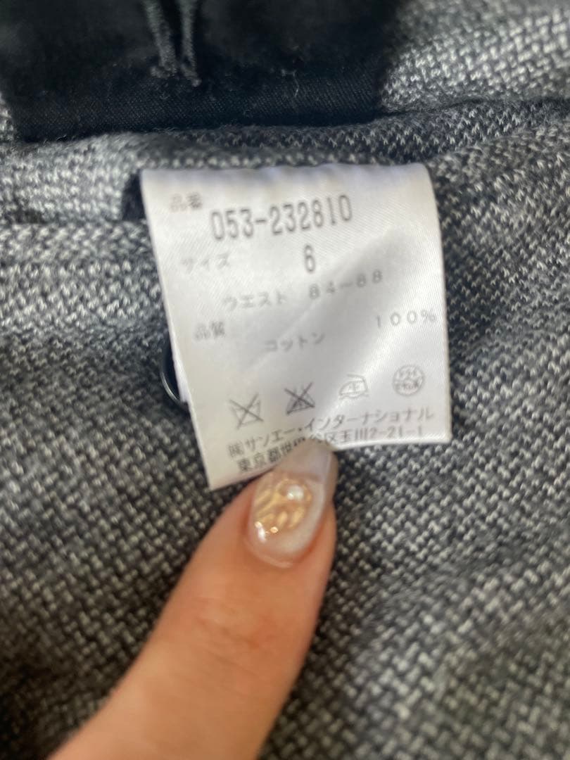 パーリーゲイツ★グレー★ゴルフパンツ サイズ6