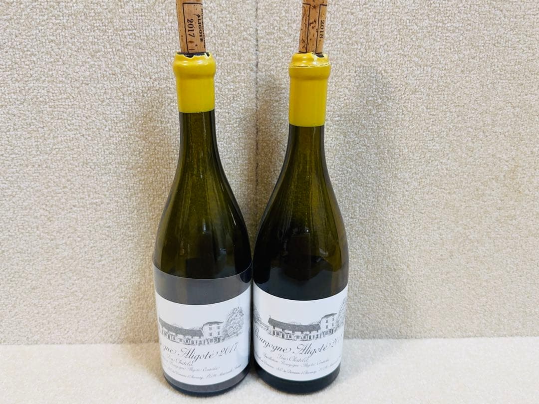 2018 ,2017ブルゴーニュ アリゴテ スー シャトレ ドメーヌ 【空瓶】