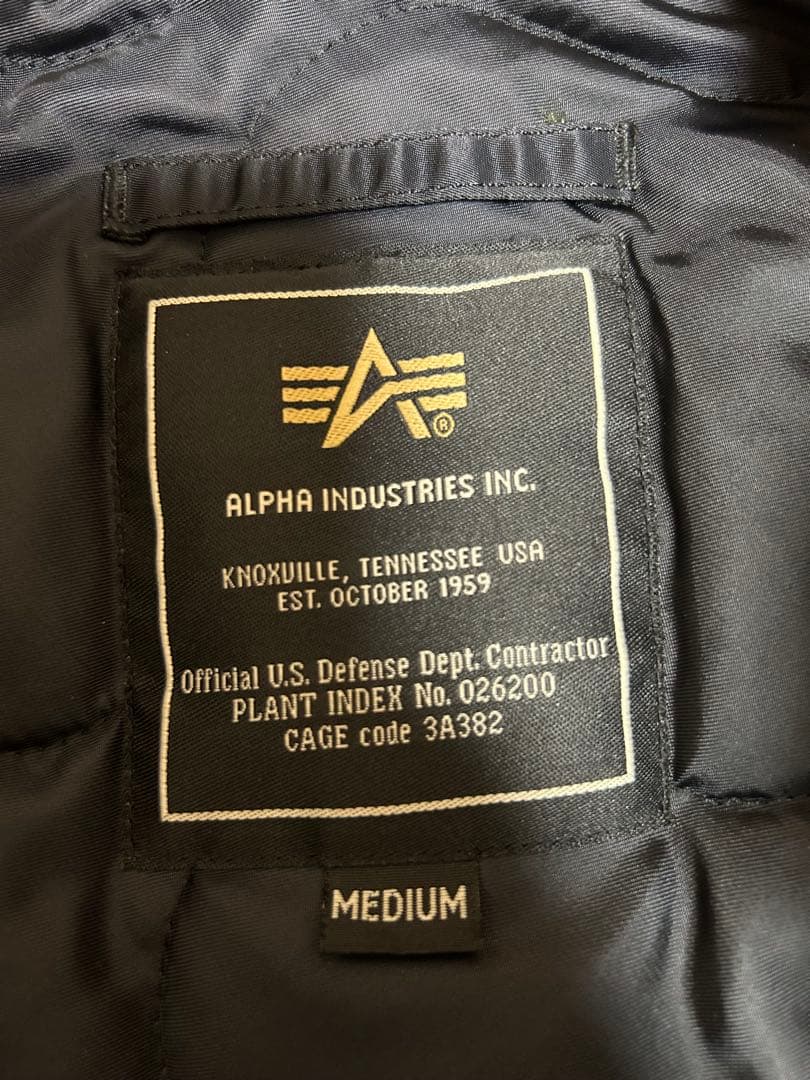 ALPHA CWU-45P Mサイズ　BLACK フライトジャケット