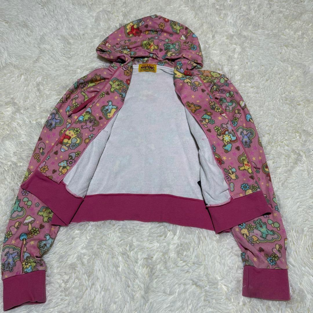 【希少モデル】ヒステリックグラマー BEAR DREAM 総柄ジップパーカー