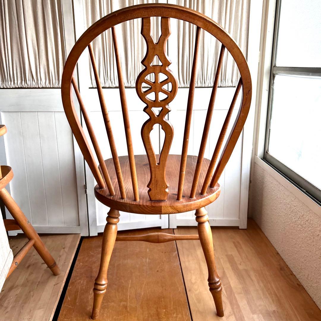 イーサンアレン アメリカ　スピンドルバック　ウィンザーチェア　ダイニングチェア