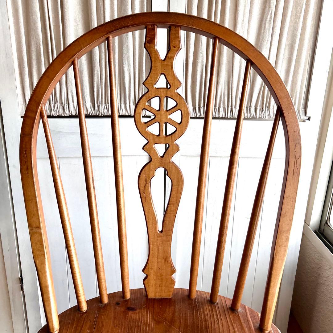 イーサンアレン アメリカ　スピンドルバック　ウィンザーチェア　ダイニングチェア