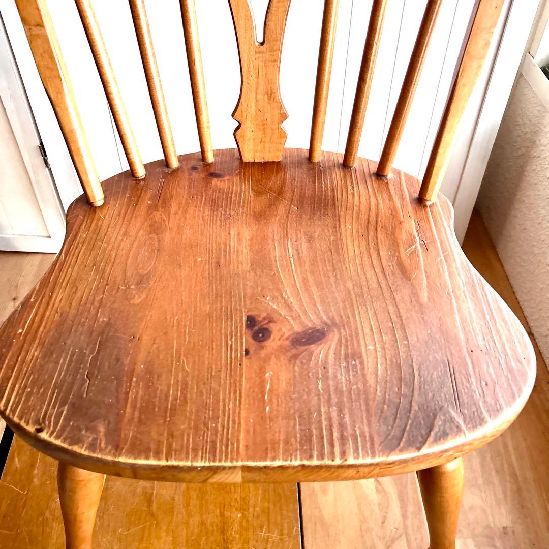 イーサンアレン アメリカ　スピンドルバック　ウィンザーチェア　ダイニングチェア