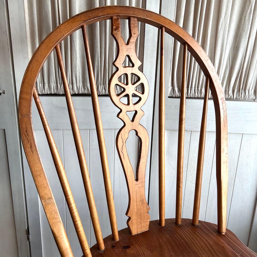 イーサンアレン アメリカ　スピンドルバック　ウィンザーチェア　ダイニングチェア