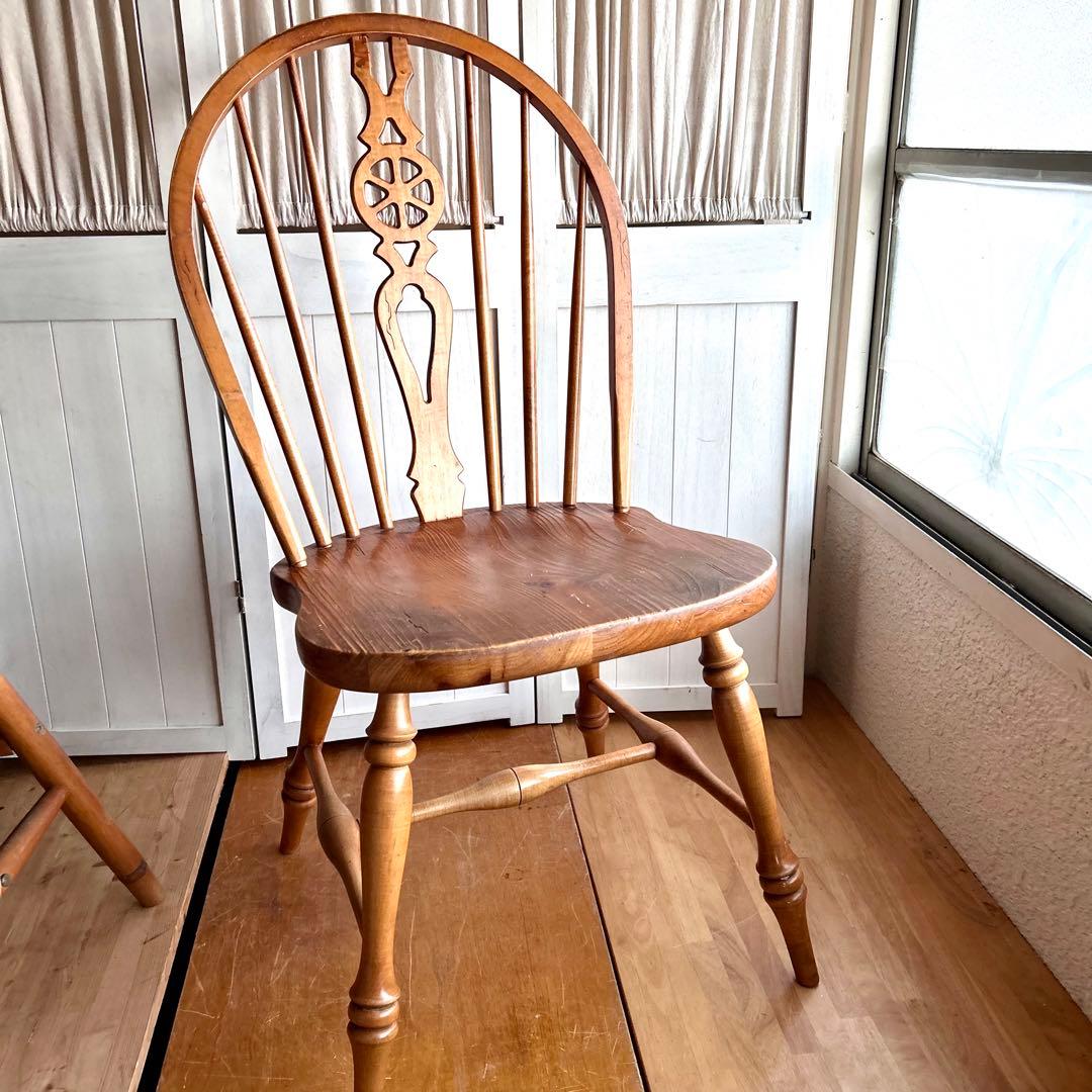 イーサンアレン アメリカ　スピンドルバック　ウィンザーチェア　ダイニングチェア