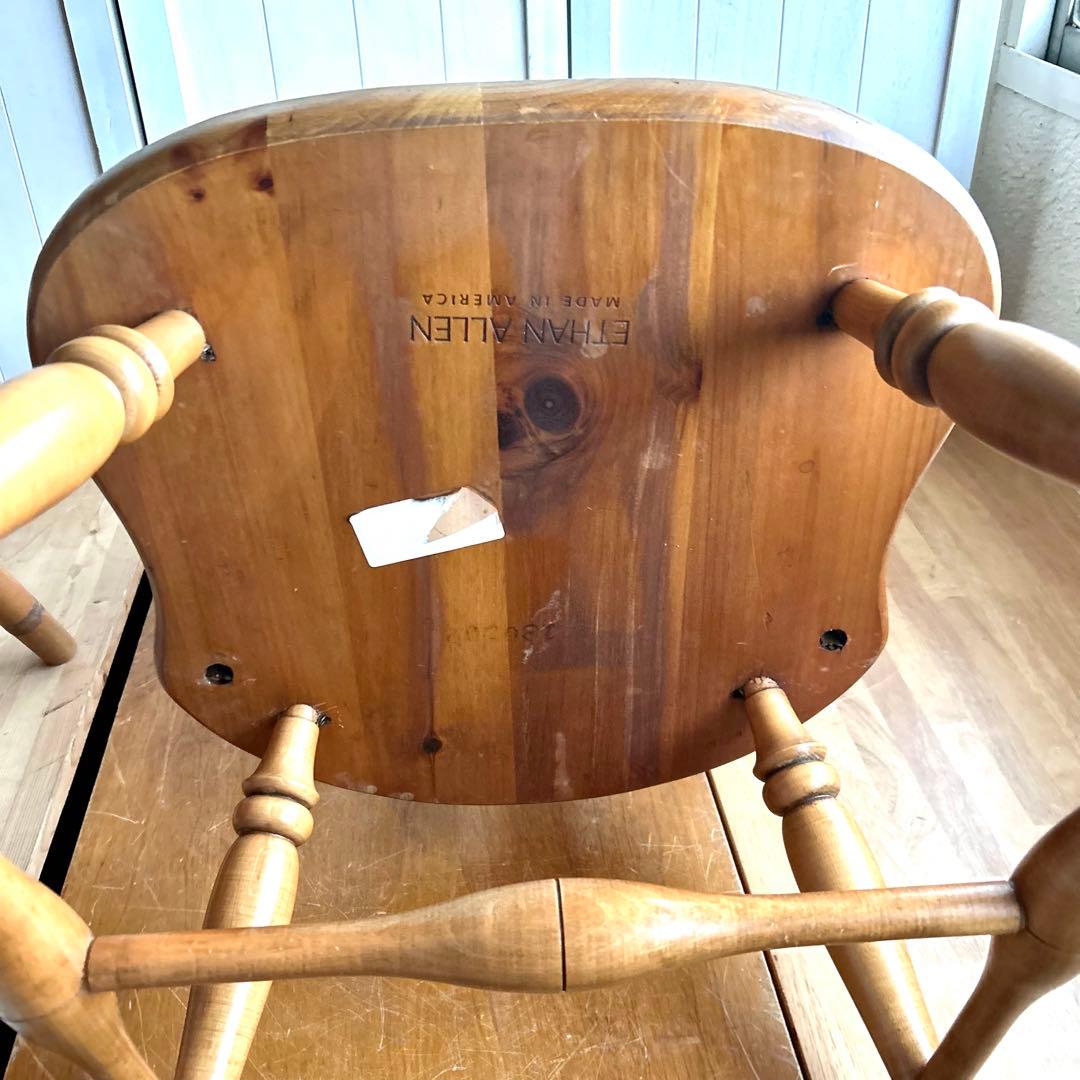 イーサンアレン アメリカ　スピンドルバック　ウィンザーチェア　ダイニングチェア